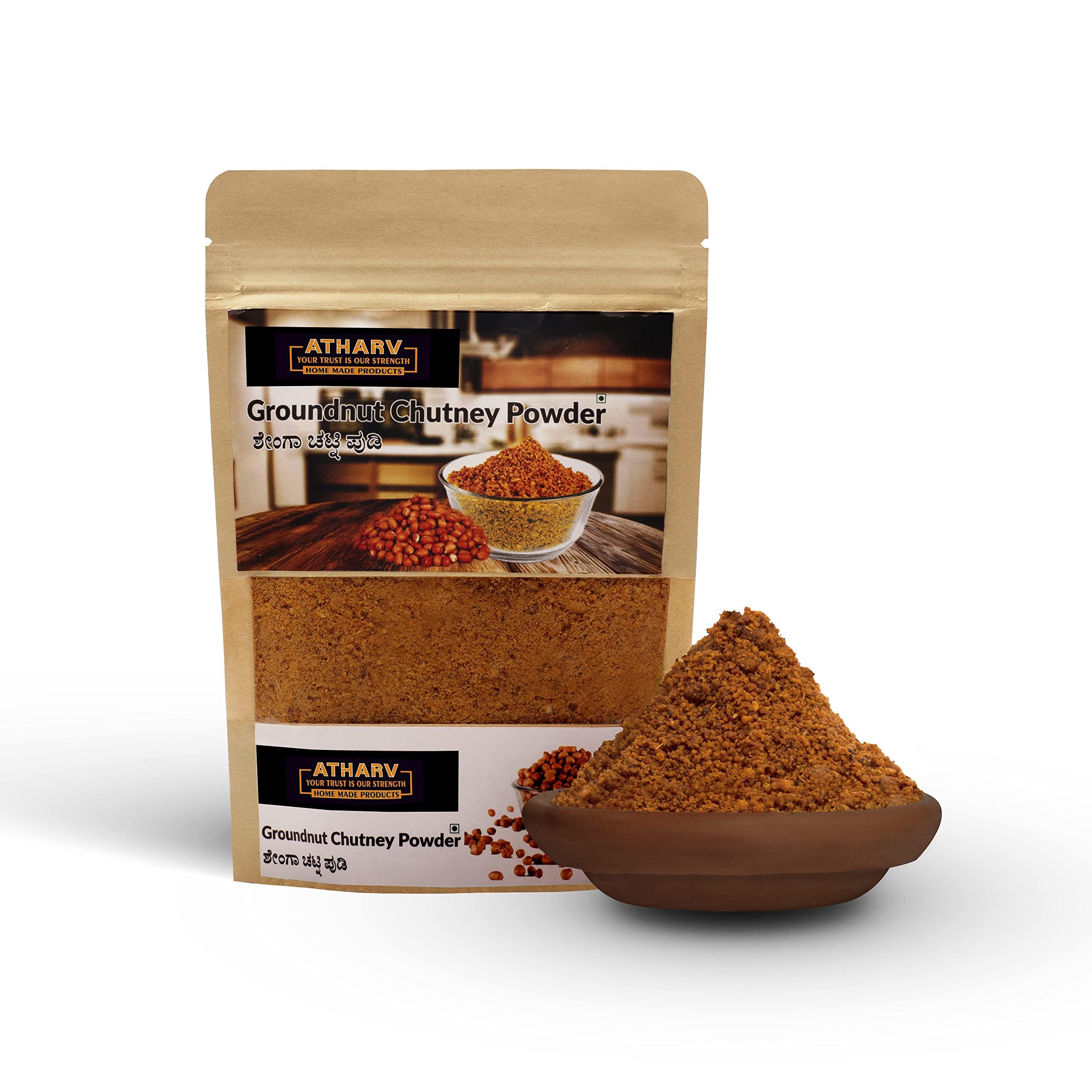 ATHARV HOME MADE PRODUCTS ATHARV HOME MADE PRODUCTS - Groundnut Chutney Powder - (Pack of 5-1Kg)