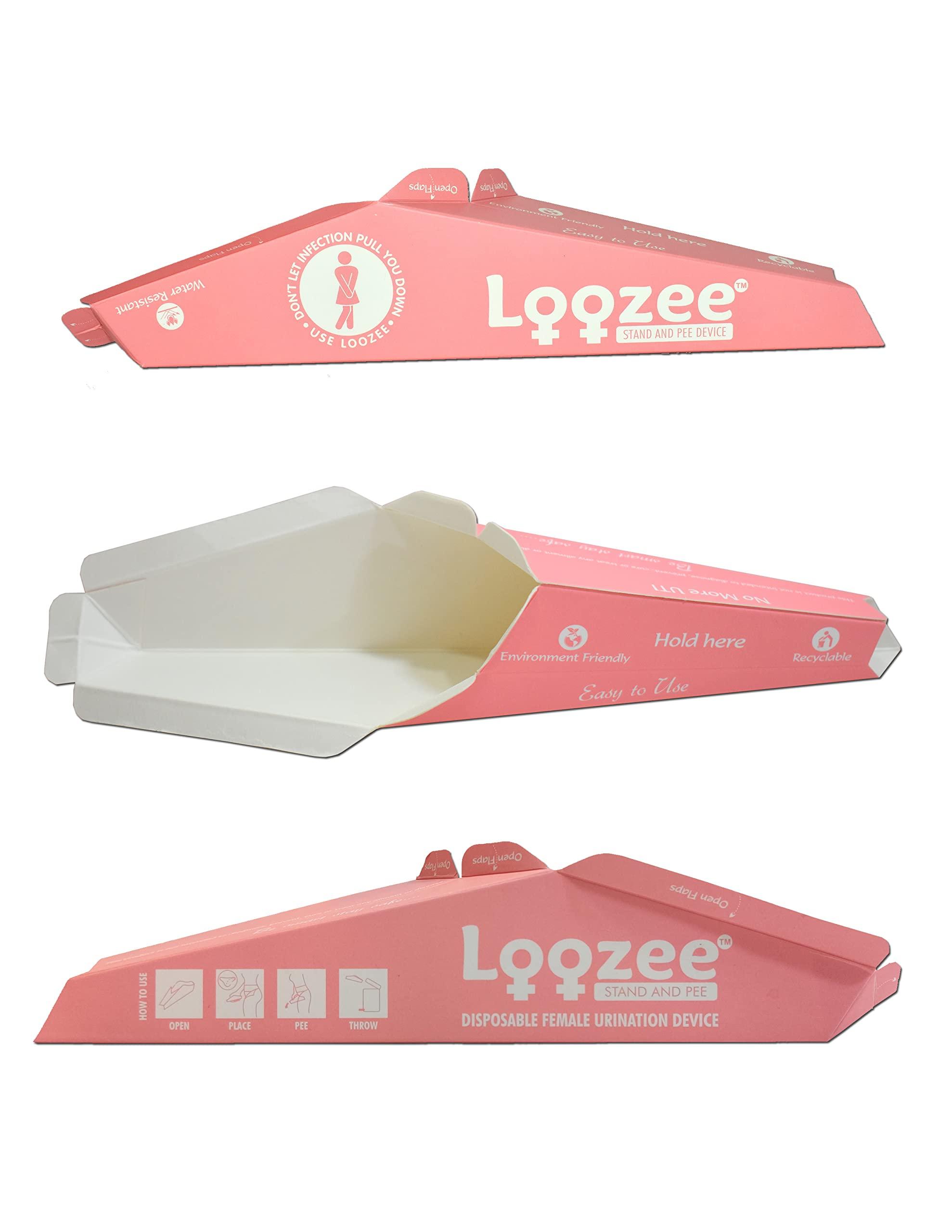 Loozee Loozee - Disposable Female Urination Device Pack of 48 Pee Funnels