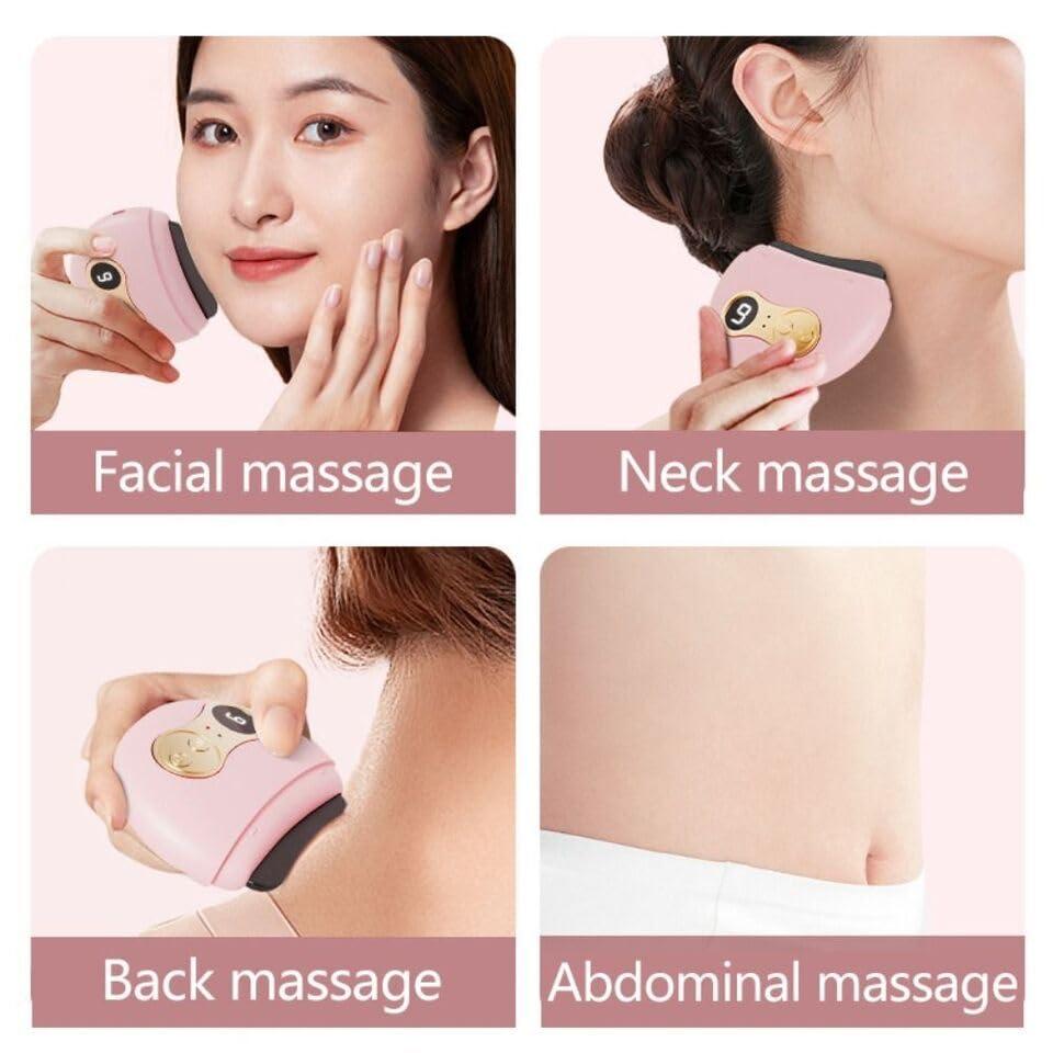 MOHAK MOHAK Electric Gus Sha Massage Scraping Sculpt 9 Gears Temperature Heating Adjustable Portable Electronic Massage