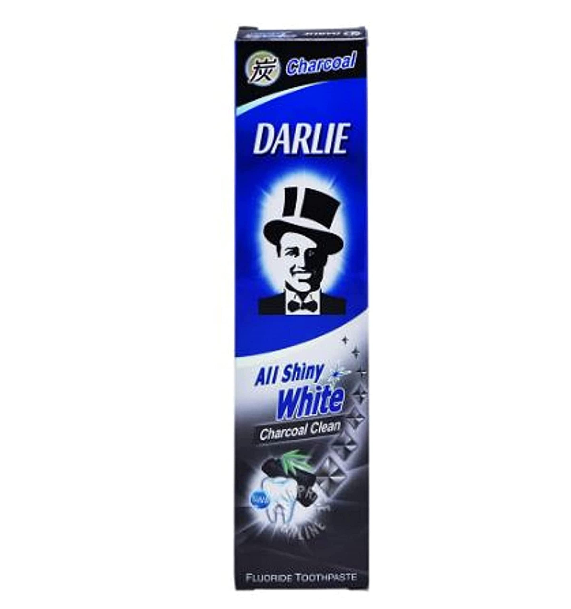 HANI PO HANI PO Darlie Whitening Toothpaste All Shiny White Charcoal Clean 140G Pack Of 1 Thailand Productnatural herbal toothpaste for adult | toothpaste for women | toothpaste for men | green herbal toothpaste for women | men | toothpaste for girl | boy | 