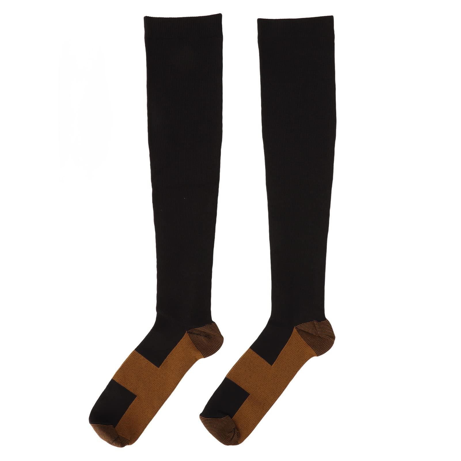 BUCS Diabetic Socks, Compression Socks Copper Fiber Soft for Diabetic for Varicosity (L/XL)