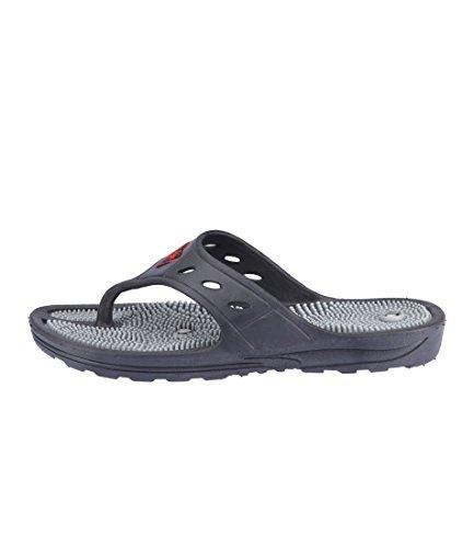 Super India Store Super India Store Acupressure Slippers Sandals (Unisex) for Pain Relief & Total Health Care (GH-01- GREY -SIZE-06)