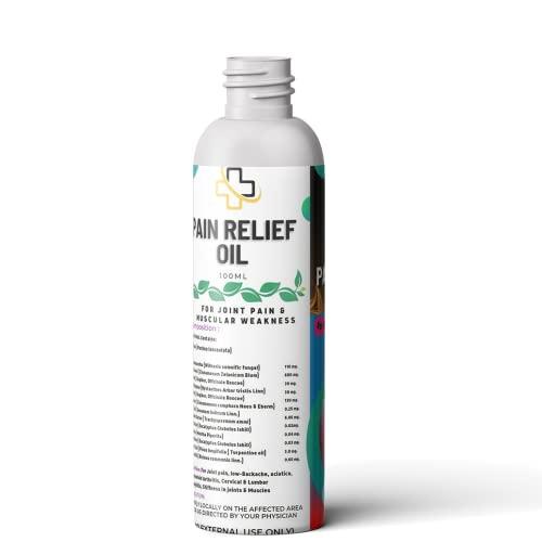 FCS Natural & Ayurvedic Pain Relief Oil for Muscle & Joint Pain 100ml