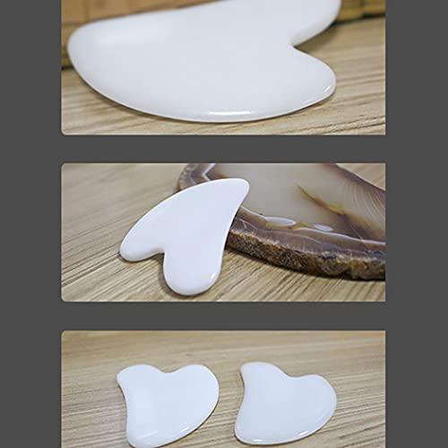 Anjetan Anjetan Gua Sha Facial Tool Crystal Professional Small Household Heart Shape Scraping Massage Tool Gua Sha Massager Treatment Comfortable Tool