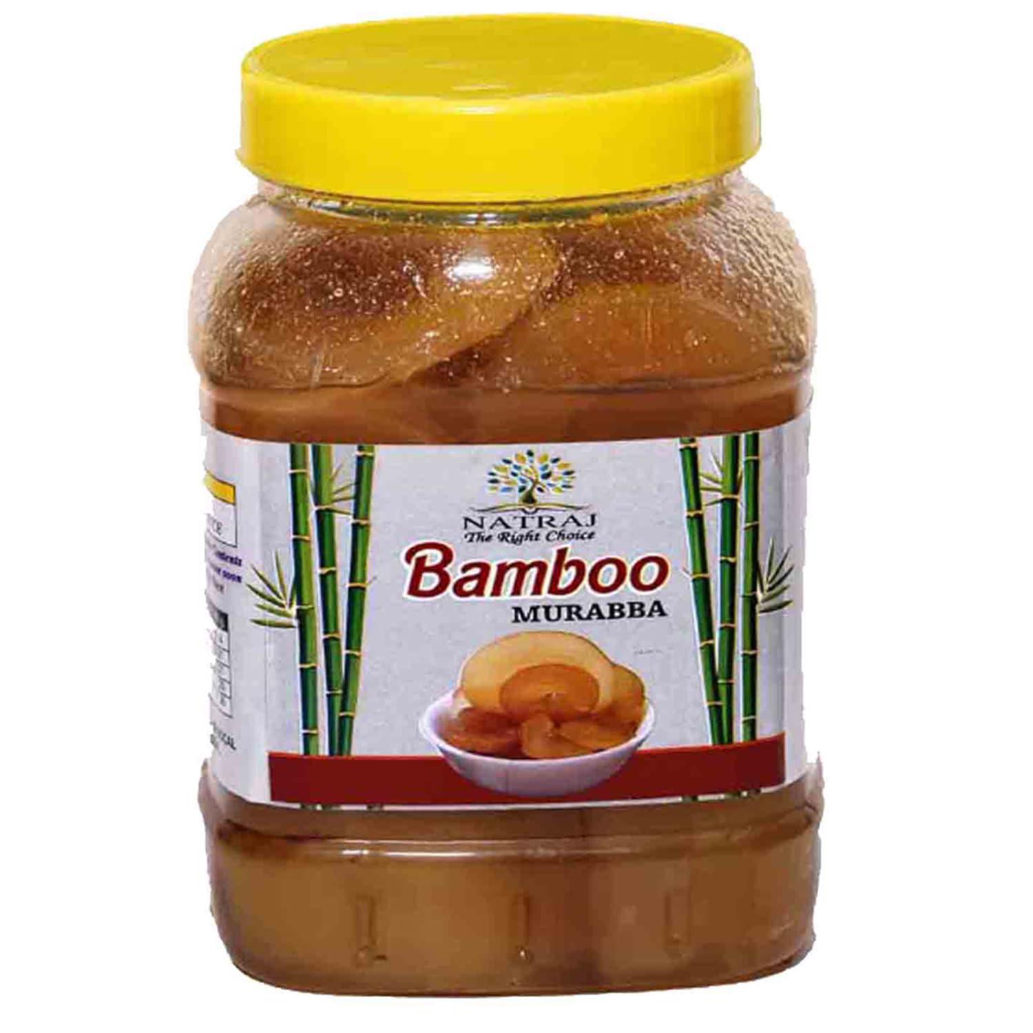 NATRAJ; The Right Choice Natraj The Right Choice Bans/Bamboo Murabba Helps in Height Increase (Bass Ka Murabba 1 KG Pack) Sweet Bamboo Shoots Murabba Natural Homemade Immunity Booster Good for Health