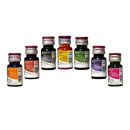 Papilon Food Flavours & Colours Papilon Pack of 7 Liquid Food Colours 20ml each.