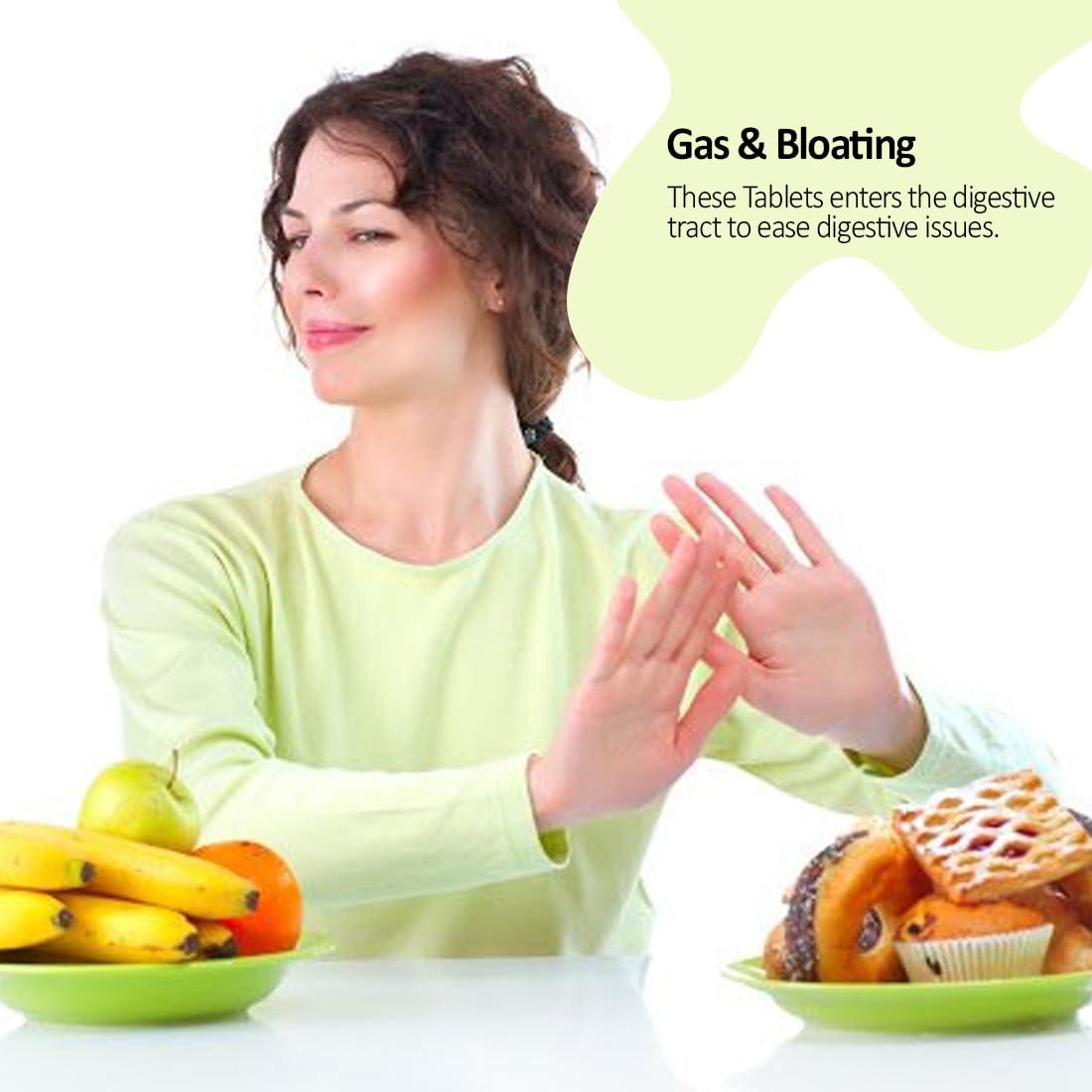 ANC ANC Activated Charcoal 500Mg For Digestive Health | Reduces Gas & Bloating & Support Skin Health 90 Tablets