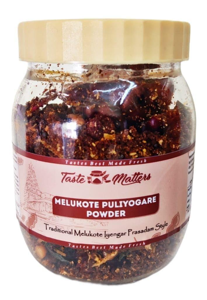 Taste Matters Melkote Puliyogare Powder Traditional Karnataka Iyengar Prasadam Style Made (1 kG)