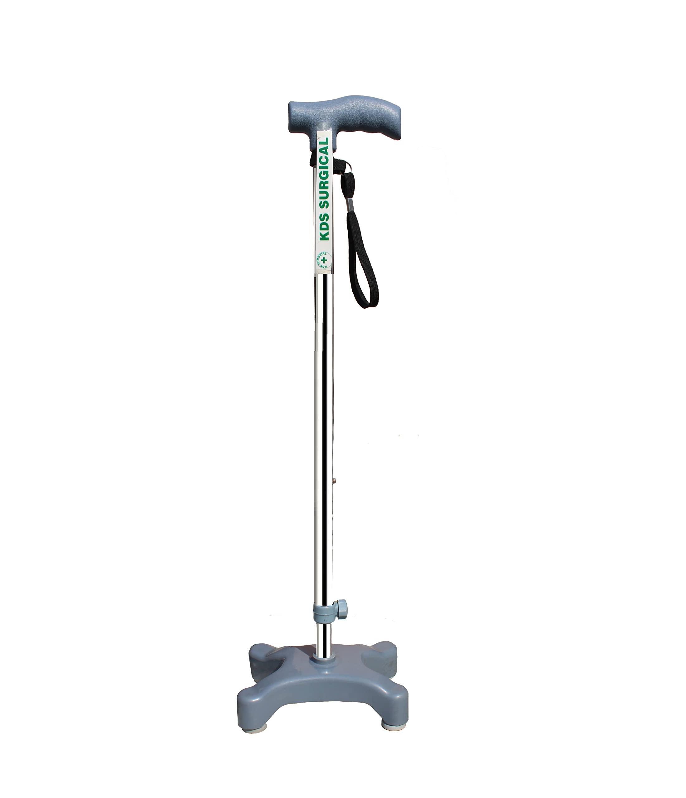 KDS SURGICAL Kds Surgical 4 Leg Quadripod Croome Height Adjustable Walking Stick
