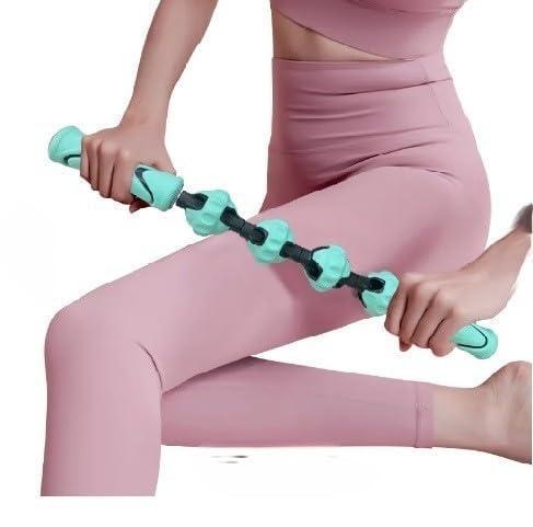 GNOLY GNOLY Durable Reusable Muscle Massage Roller Neck and Back Relax Stick Professional Body Massager Pain Relief Roller Tool (1Pcs)