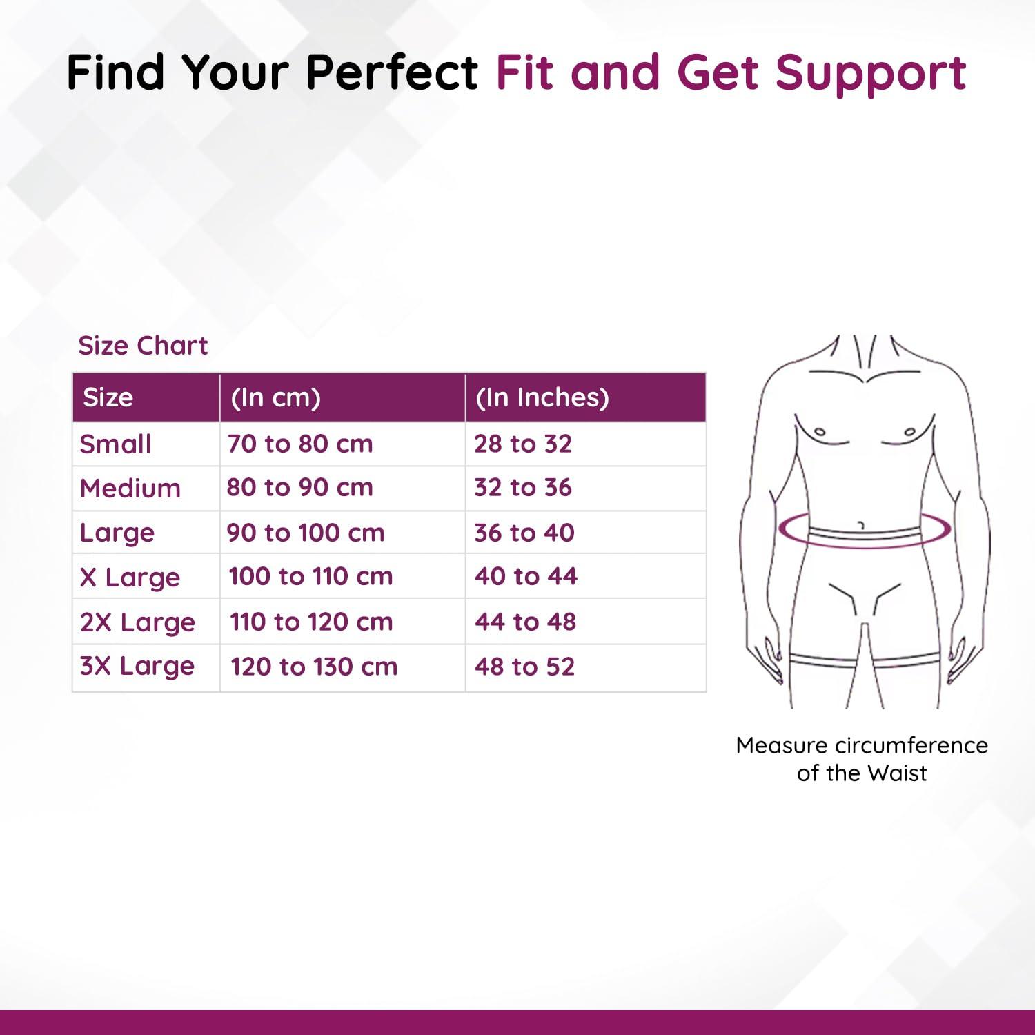 Flamingo Flamingo Abdominal Belt | Post-Surgery & Postpartum Support | Slimming & Pain Relief Compression Belt with Breathable Fabric | Adjustable Design for Men & Women | Size - Extra Large | Pack of 1