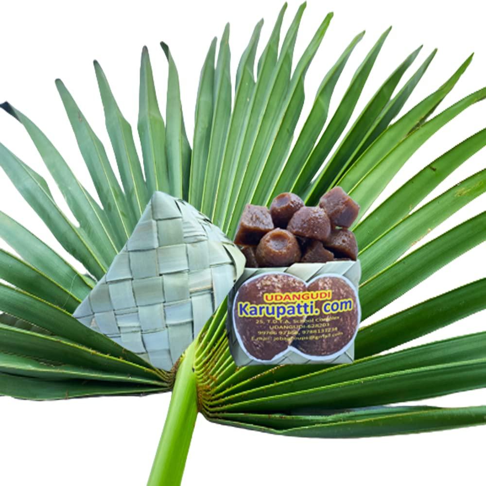 Generic UDANGUDI Karupatti Sukku Karupatti(Sillu Karupatti) - Natural Palm Jaggery with Dry Ginger, Sillu/Sukku Karupatti(Pack of 500-G)