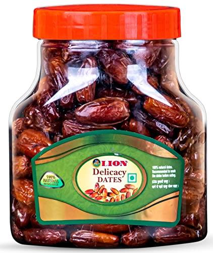 Lion Dates Lion Delicacy Dates 2kg | Deglet Noor dates | Saudi Arabia Dates | khajoor or khajur dry fruits | Healthy & Nutritious Snack