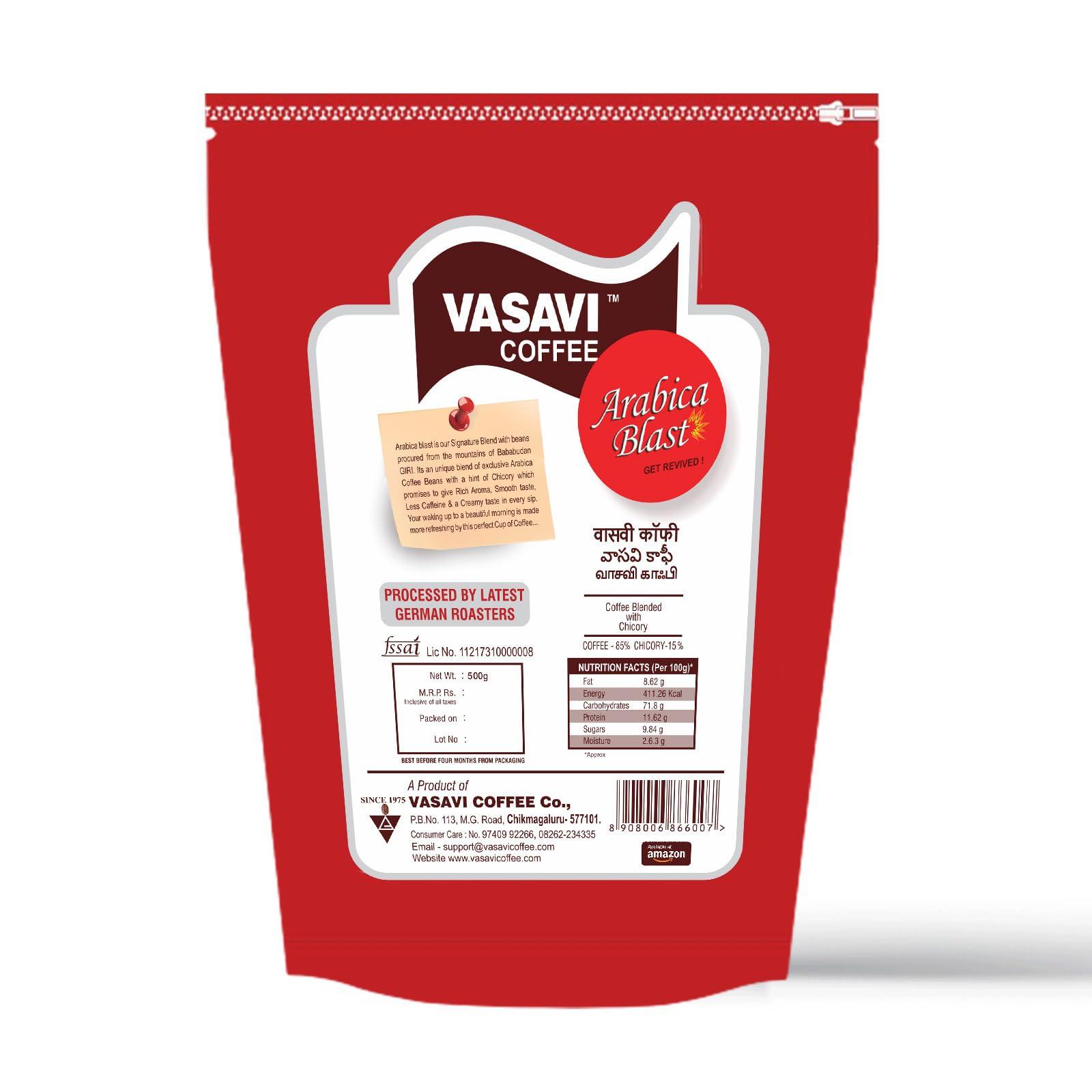 VASAVI VASAVI Arabica Blast Coffee Powder - (500 G)