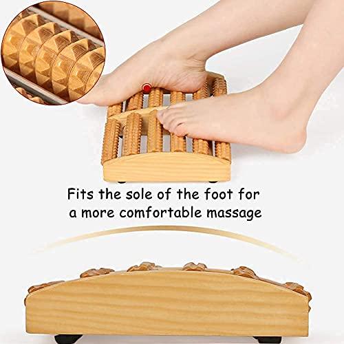 KEDY KEDY Wooden Roller Foot Massager Body Stress Buster & Accupressure Point Device Relaxation Health Care Product Foot Massager and Legs Pain Relief Massager | Set of 1 | Wooden