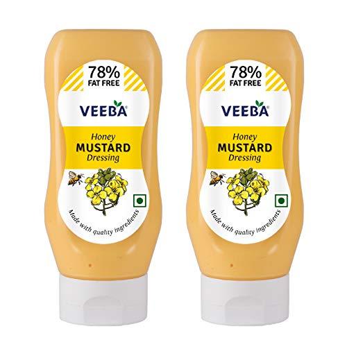 VEEBA Veeba Honey Mustard Dressing, 300g - Pack of 2