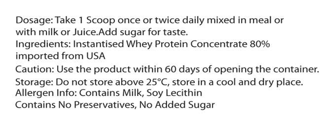 nature's velvet Natures Velvet Family Protein 100% Whey Protein (Unflavoured) 400gms