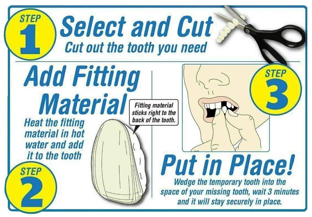 Instant Smile Instant Smile Select A Tooth Temporary Tooth Replacement Kit- Combo