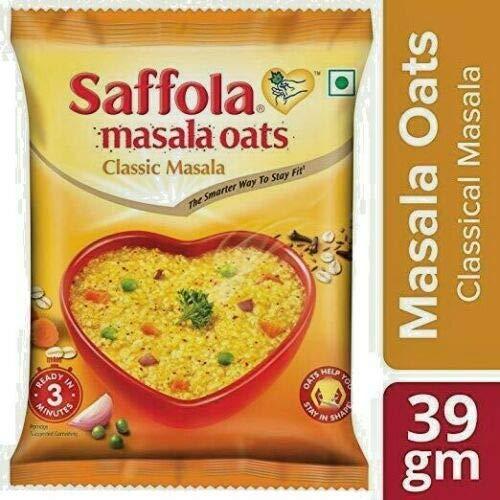Saffola Saffola Masala Oats, Classic Masala, 40g (Pack of 6)