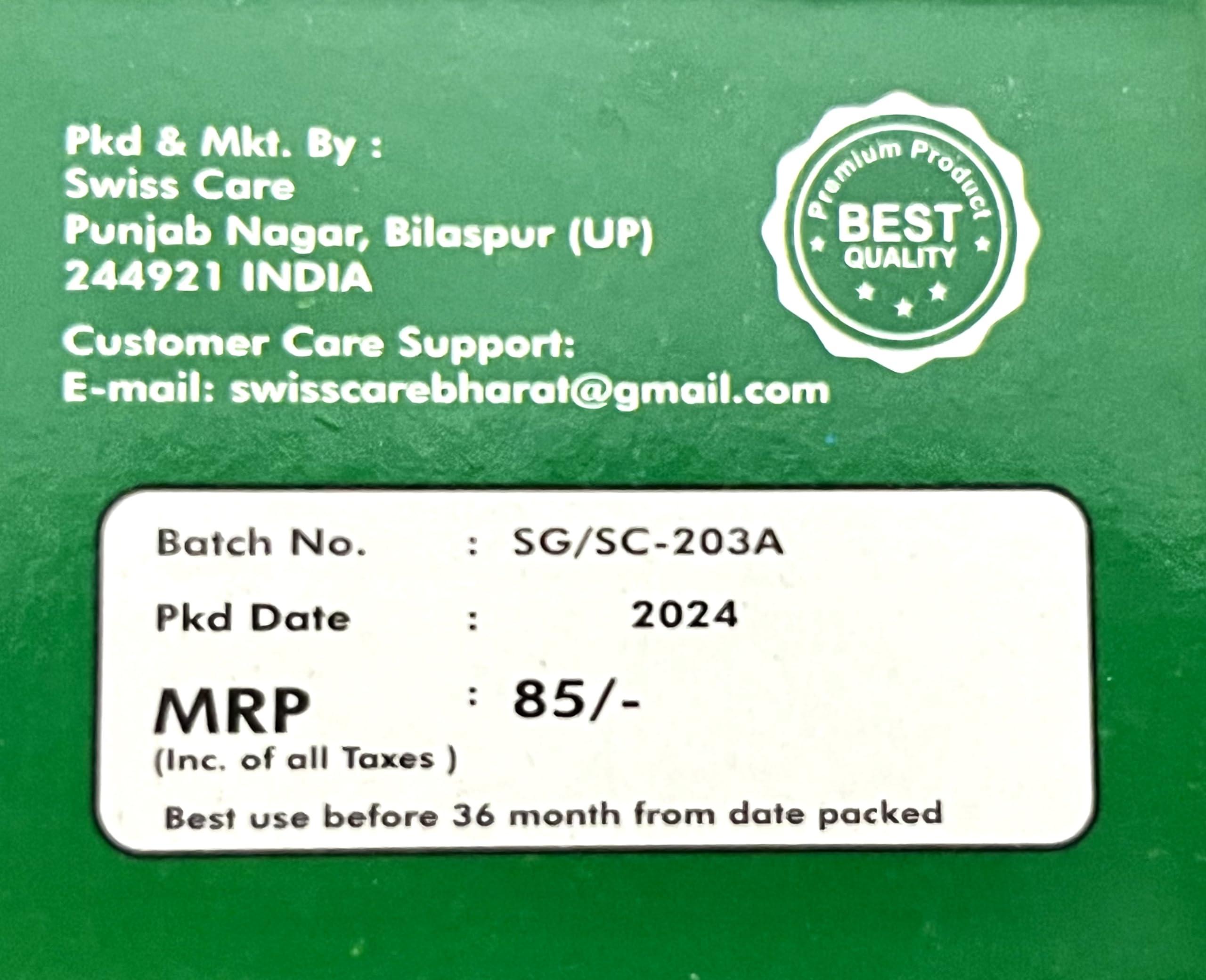 Swiss Care Swiss Care Women\'s Secure Night Sanitary Pads Up to 100% Leakage Protection | Super Absorbent | Cottony Soft | Rash And Toxins Free -XXL(Pack of 5)