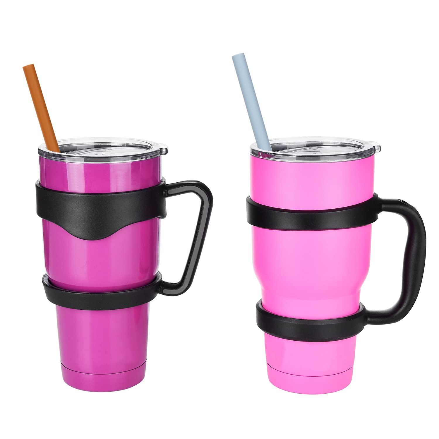 ALINK ALINK Reusable Portable Collapsible Straws, Telescopic Foldable Stainless Steel Metal Straws with Silver Case and Cleaning Brush