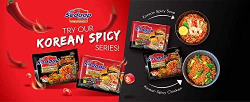 Mi Sedaap Mi Sedaap Korean Spicy Chicken Instant Noodles Halal (40 x 87 g)
