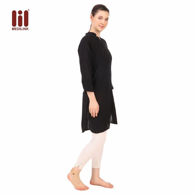 Medilink Medilink Anklet Ankle Binder Brace Foot Support- ankle wrap- for sprained ankle, ankle pain, running, gym, other sports