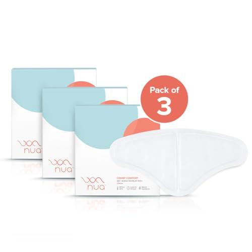 Nua Nua Cramp Comfort || 3 Heat Patches for Period Pain and Cramps || 100% Natural Ingredients and Portable || 8 Hours Pain Relief || Quick Relief from Menstrual Pain (Pack of 4)
