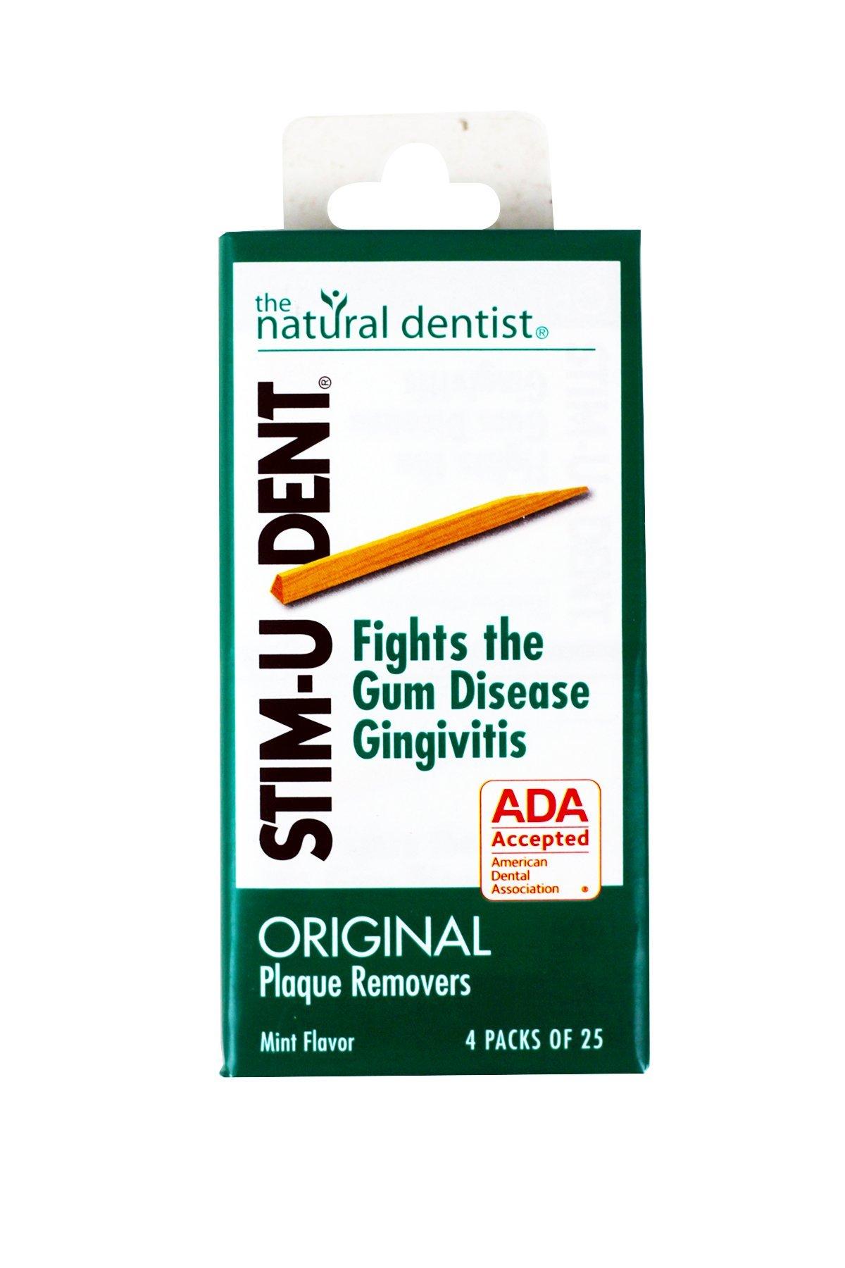Johnson's Stim-U-Dent Plaque Removers Mint 100 Sticks