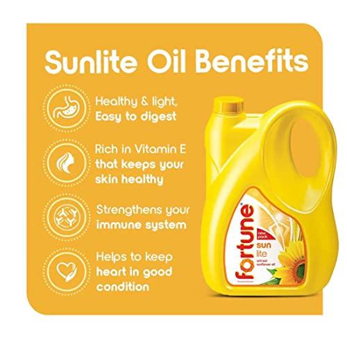 FORTUNE Fortune Refined Sunflower Oil, 5 litre Jar