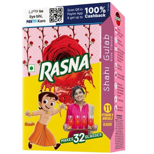 Rasna Rasna Fresh Fun 32 Glass monocarton, Shahi Gulab Pack of 5