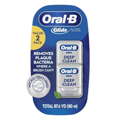Glide Oral-B Glide Pro-Health Deep Clean Cool Mint Flavor Floss Twin Pack 80 M