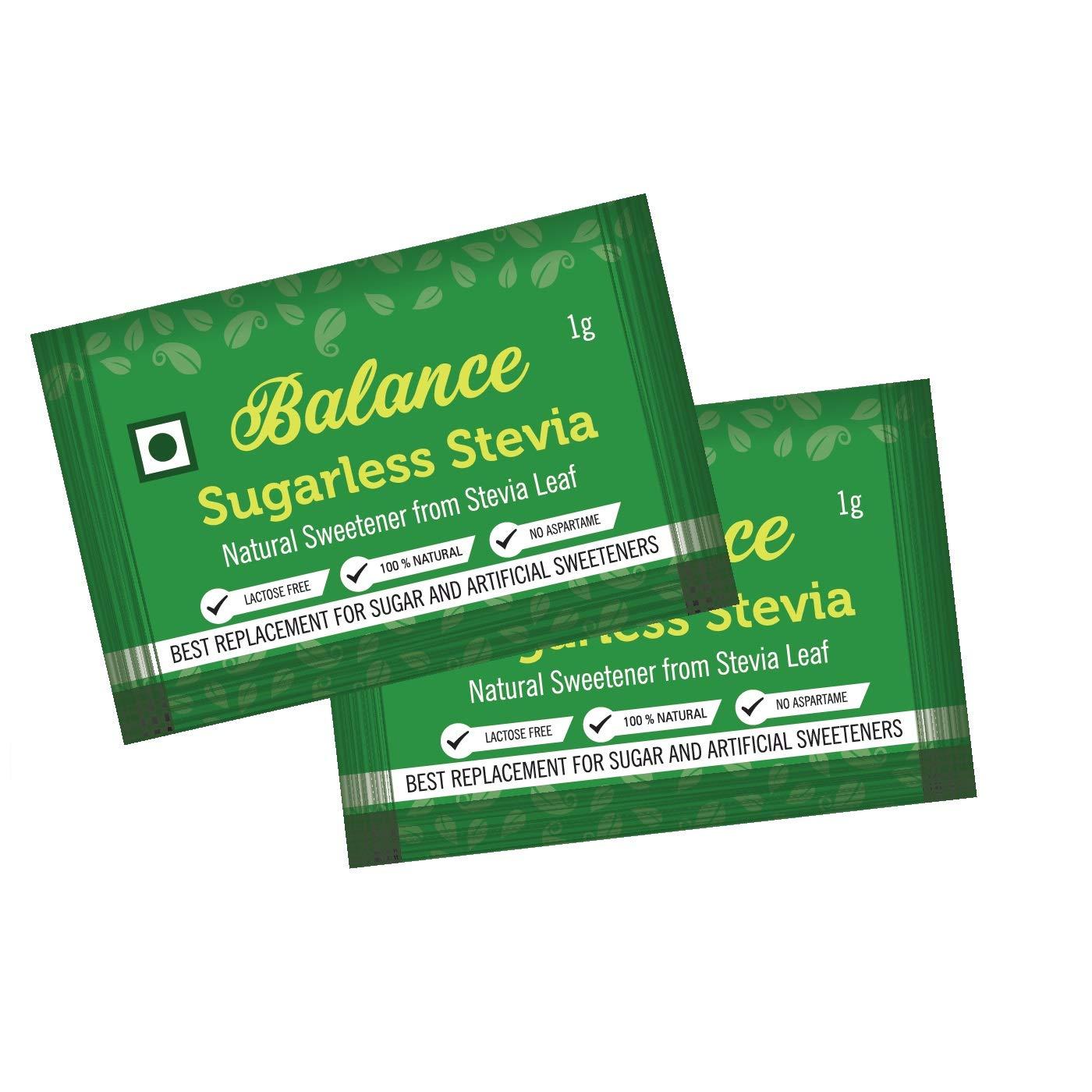 Balance Stevia Balance Stevia 100% Natural Sweetener Sugar Free Sachets (50 Sachets)