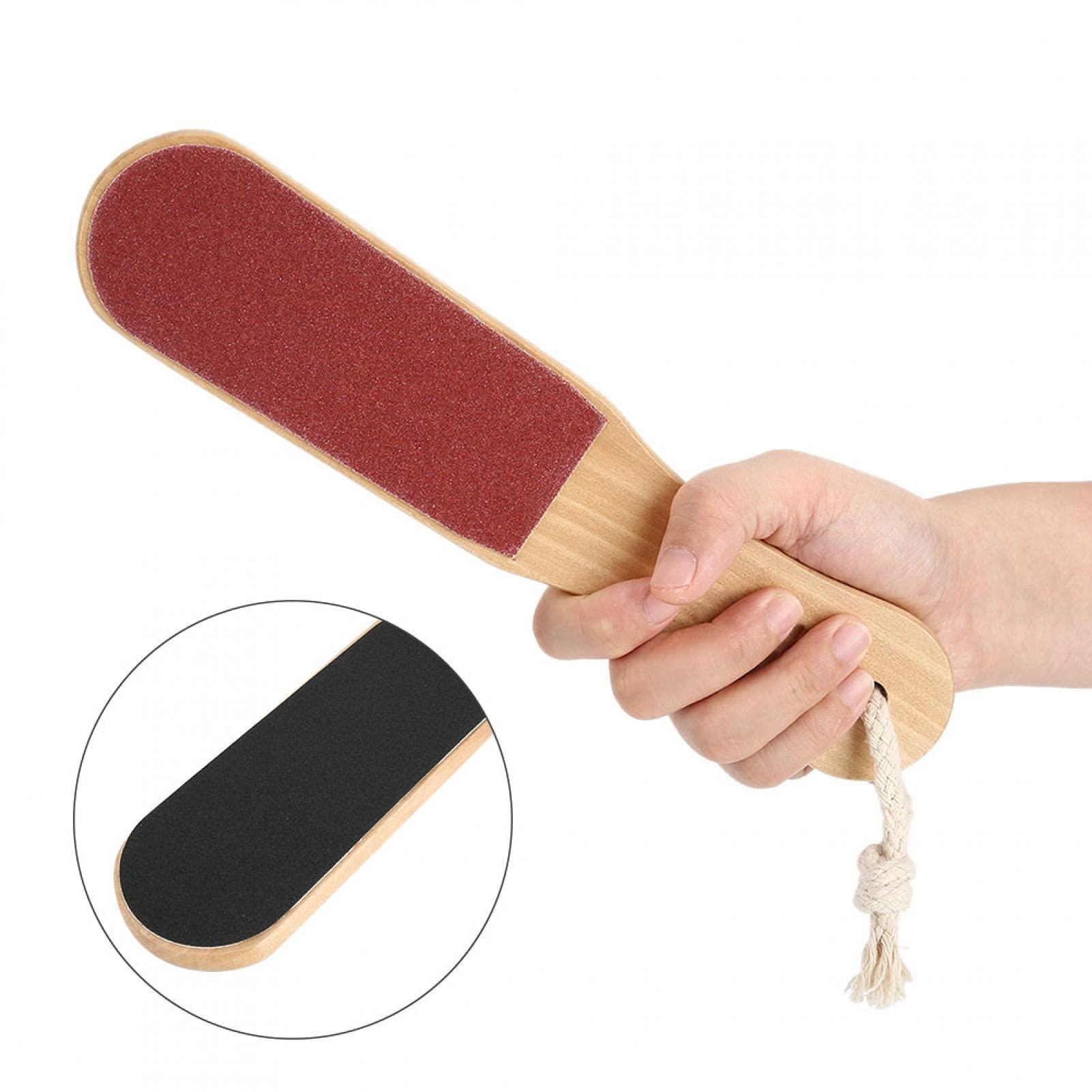 Shanrya Foot Dead Skin Remover, Wood Foot Rasp Comfortable Feelings for Removing Cutin