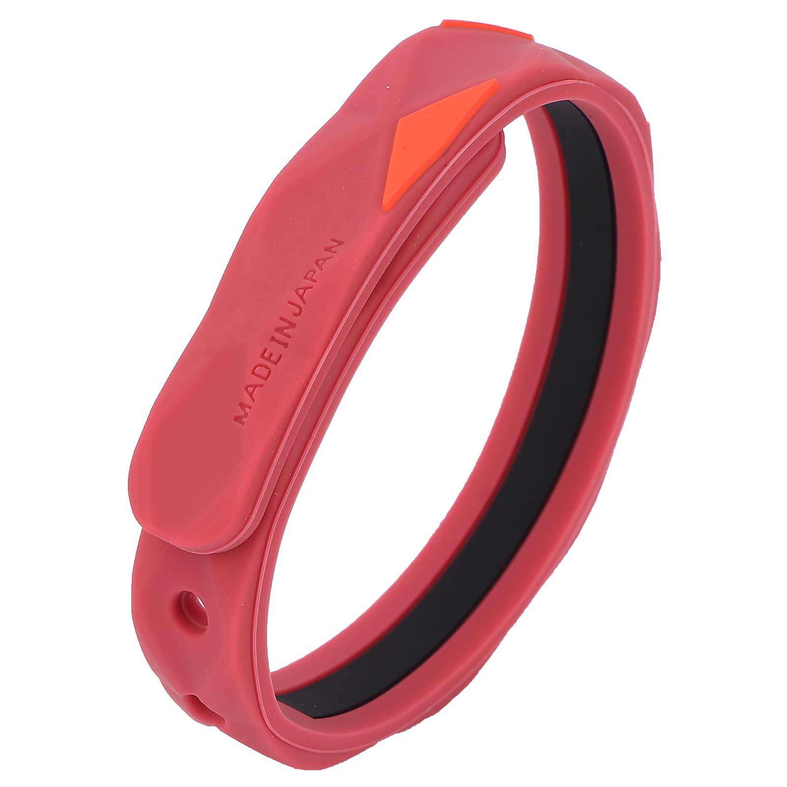 Sonew Sonew Anti Static Wrist Strap, Anti Static Wristband Silicone Improve Sleep, Winter Electrostatic Removal Bracelet for Men and Woman(red)