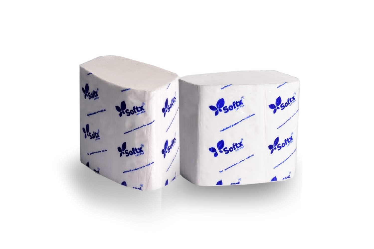 Softx Softx So Soft Tissue Paper Napkins 100 Pieces (Pack of 4/400 tissues)