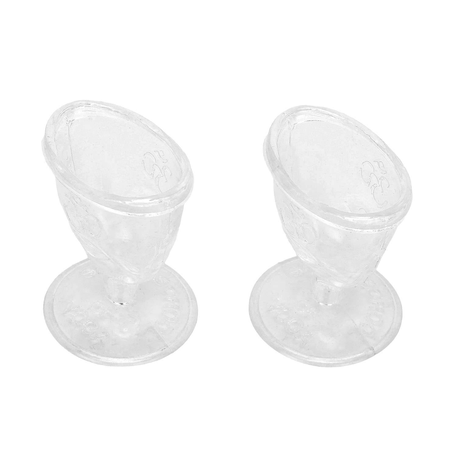RCSP RCSP eye wash cup made up of non toxic plastic for yoga pack of 1 pair (TRANSPARENT)
