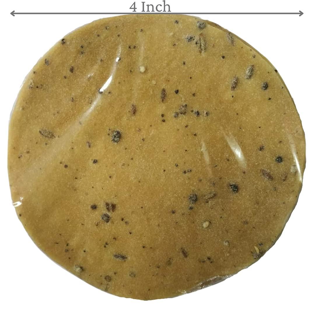 SRI AYYAPPA Sri Ayyappa MASALA APPALAM - 1 Kg - 4 Inch - Traditional Homemade Fryums/Papad/Appalam (Bulk Pack)