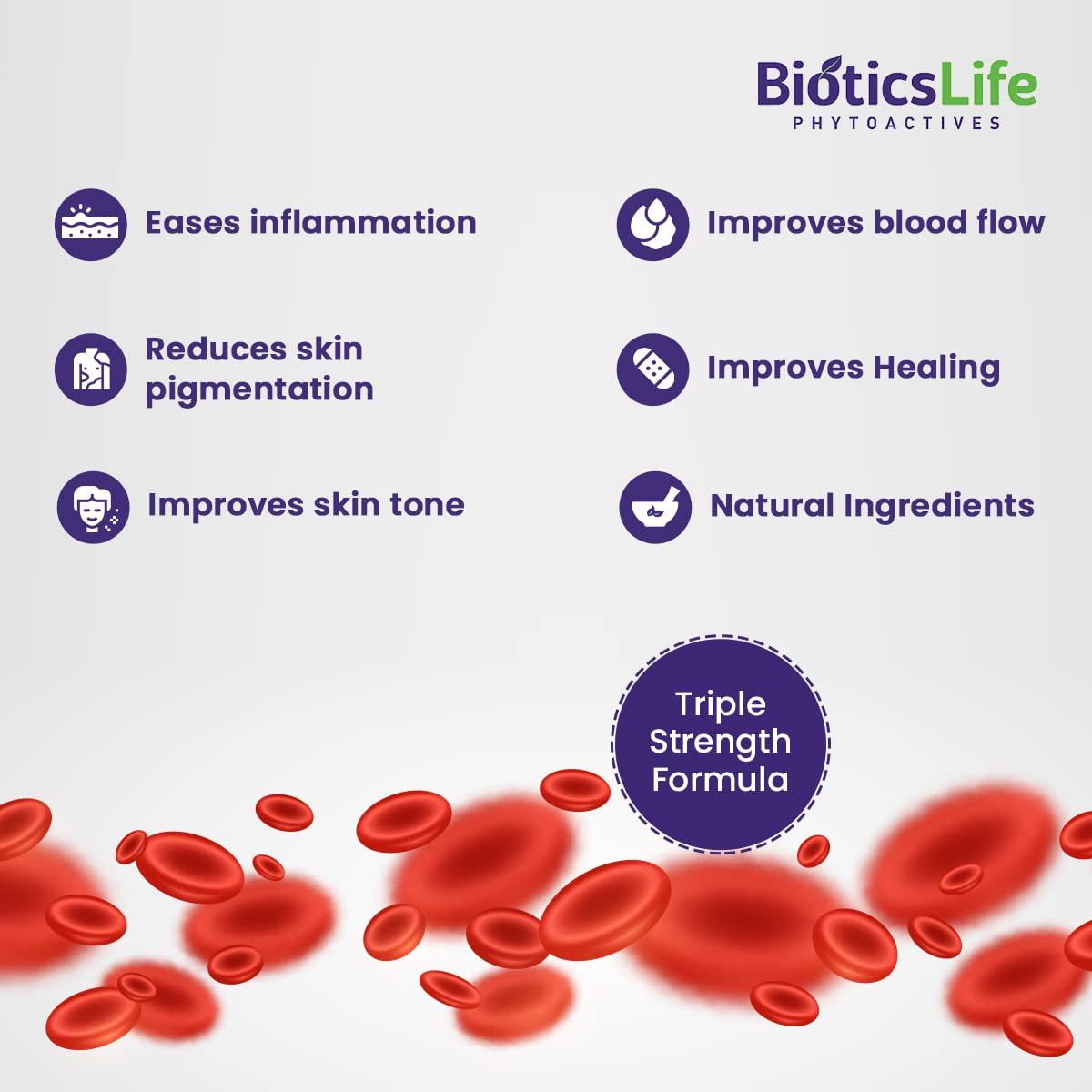 BIOTICSLIFE BIOTICSLIFE Vericolyte Forte, Pack of 30 Tablets for managing spider veins