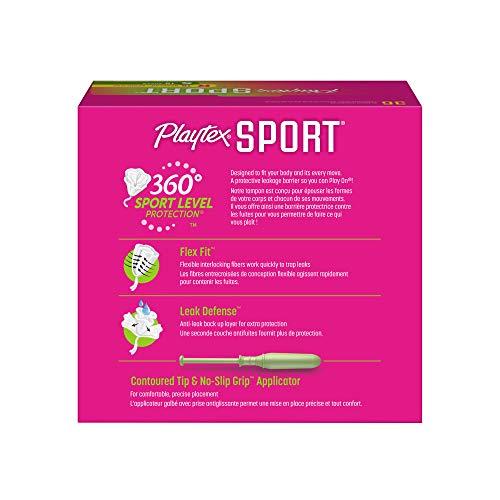 Playtex Playtex Sport Tampons with Flex-Fit Technology, Regular and Super Multi-Pack, Unscented - 36 Count