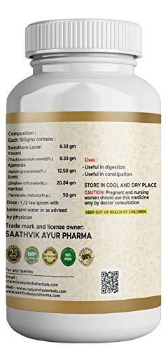 RAAYANCHA HERBALS Vaisvanara Churna | Vaiswanara Churna | 100% Herbal Ingredients | Pure and Natural | Ancient Formula | Digestive Support | Relief from Gas | 100 grams