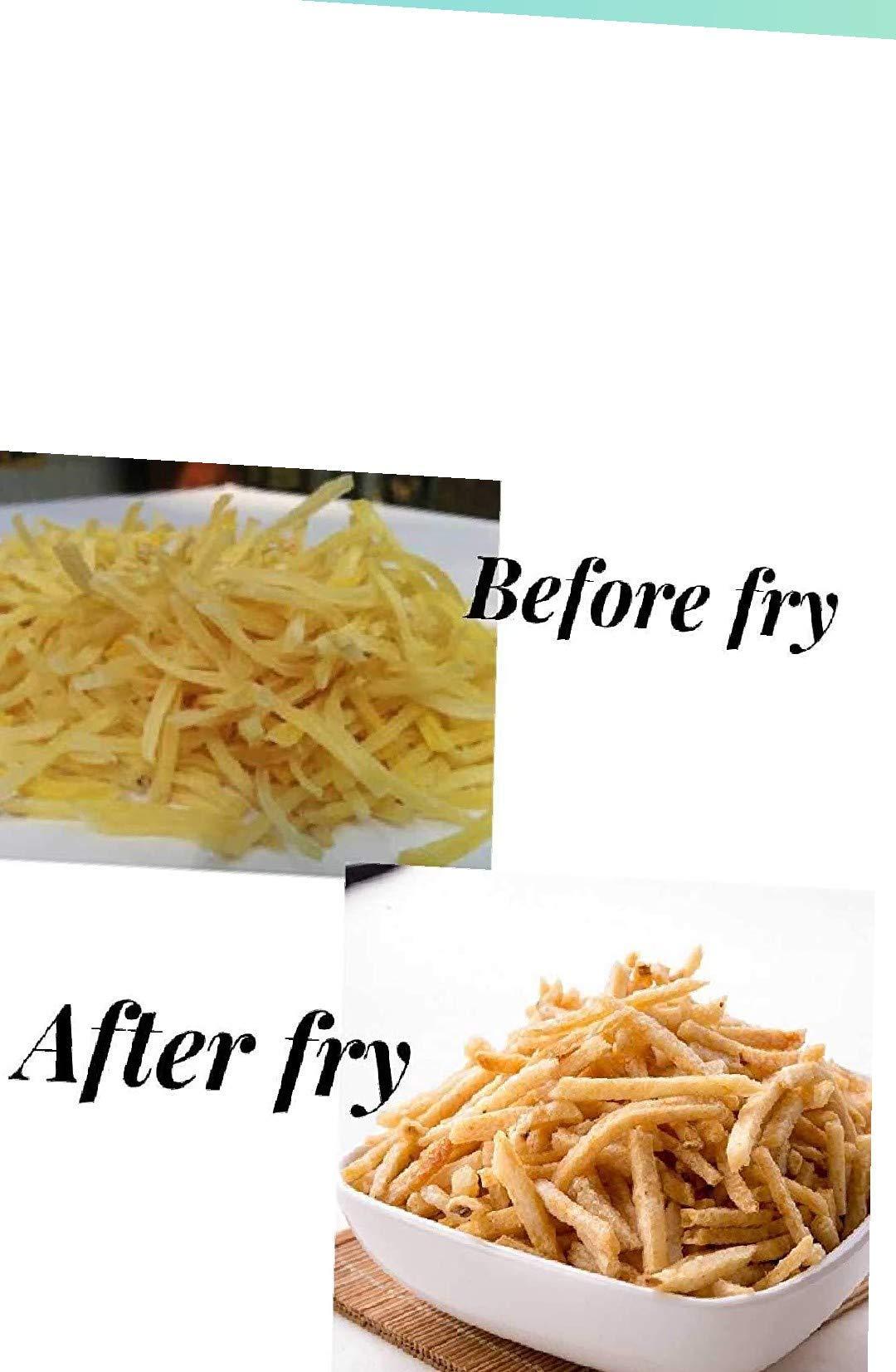 jeet JEET by KSHS PAPAD ALOO LACHA(Potato Sticks)400GRAMS Suitable for FAASTING(UPWAAS)