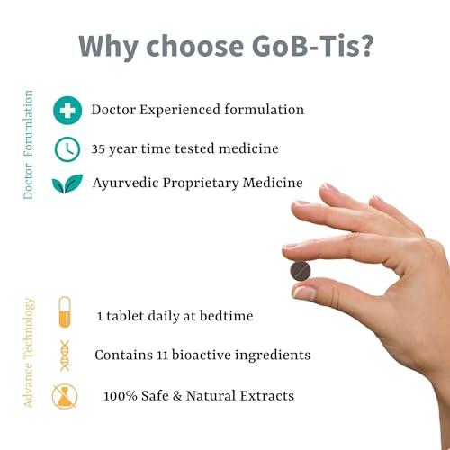 VEDALAY HOUSE OF AYURVEDA Vedalay GoBtis Ayurvedic Tablets | For Sugar Management | Diabetes Care | 1 month pack (30 tablets) | Regulated Blood Sugar Levels