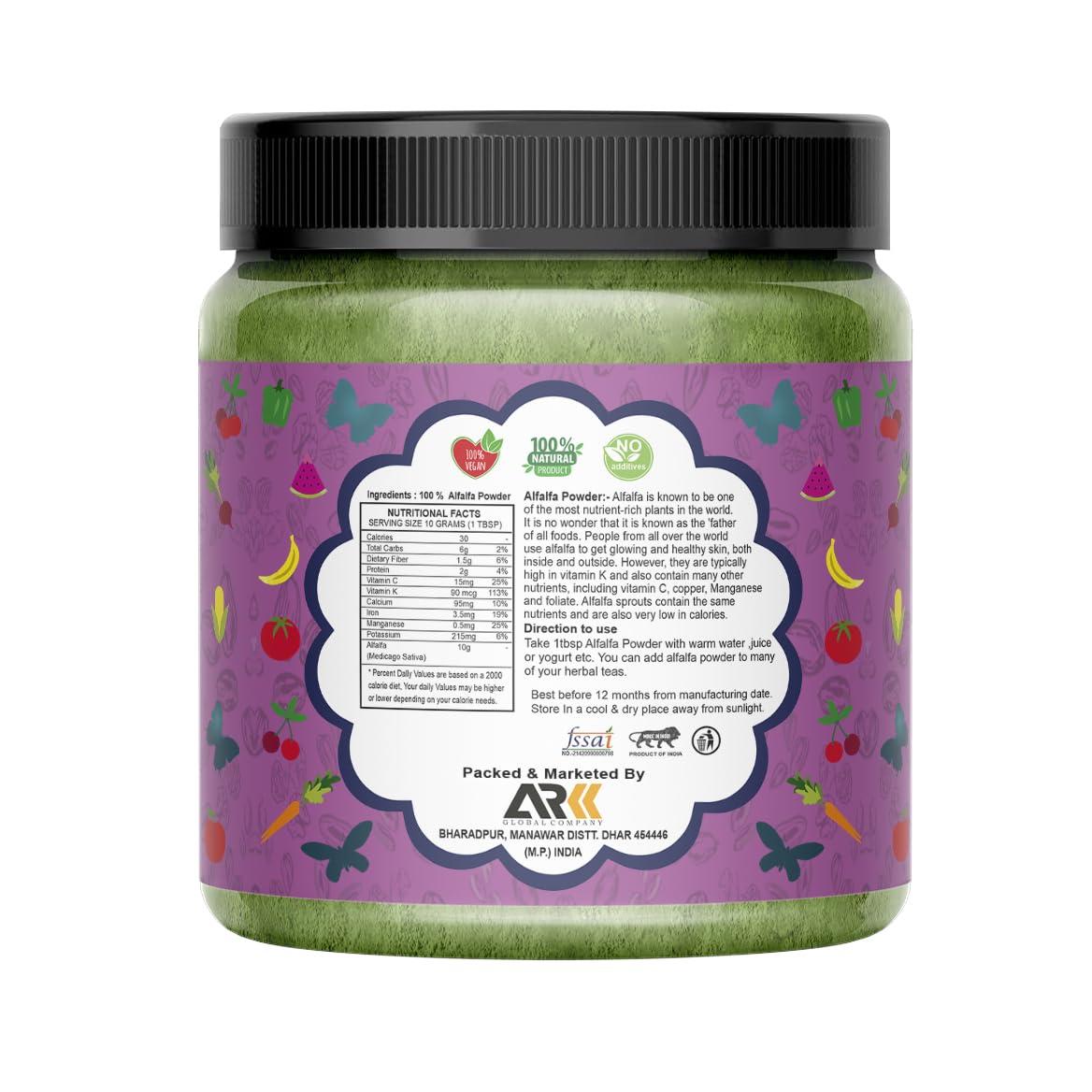 Organic Infinity Organic Infinity Alfalfa Grass Powder - 100 GM By Organic Infinity