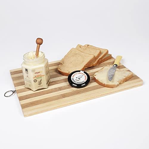 Organico Organico Honey Pure Delicious Sweet Russia White Cream Honey Viscous Liquid Food Unprocessed Raw Natural Honey Golden in Color in Glass Jar 300 gm