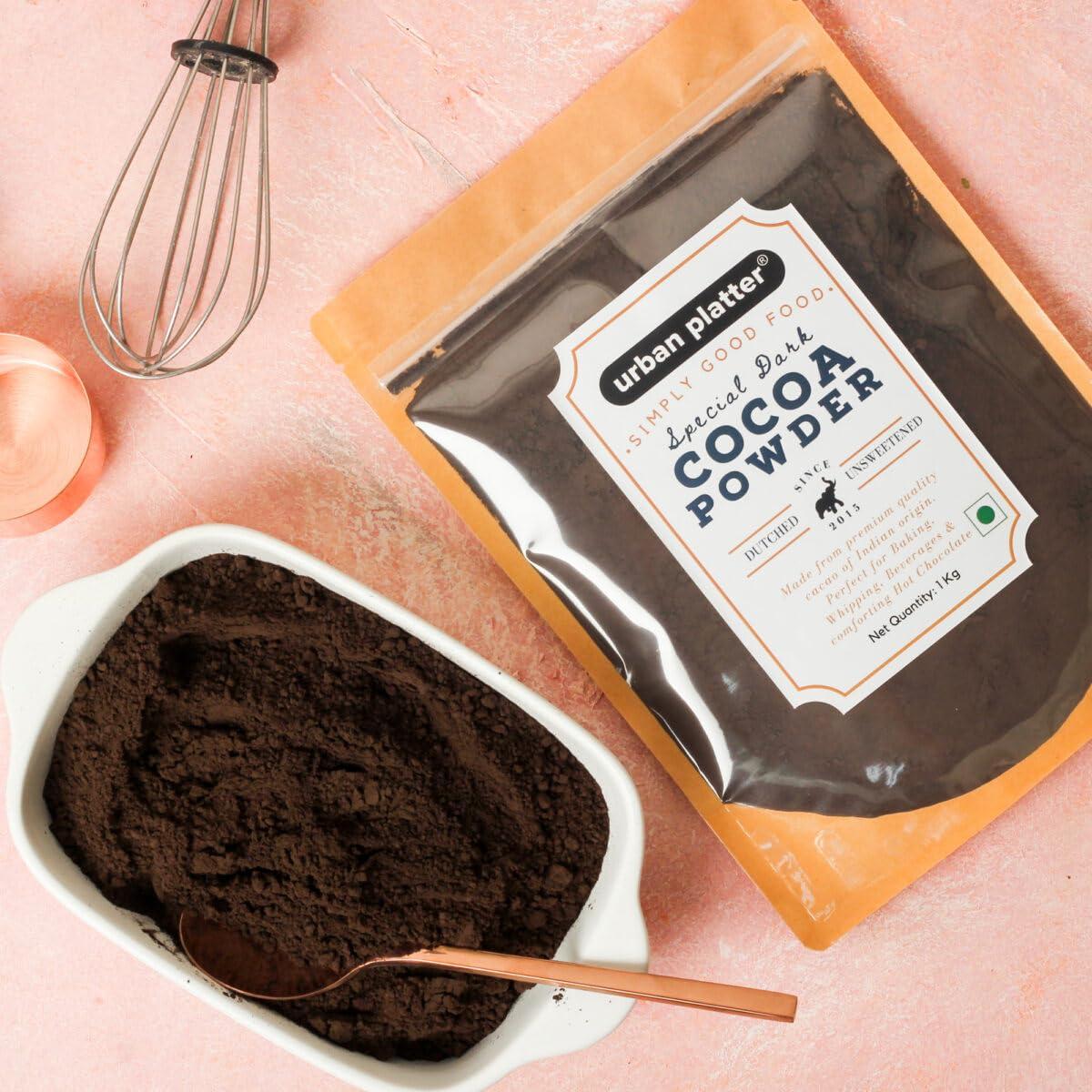 urban platter Urban Platter Special Dark Cocoa Powder, 1Kg