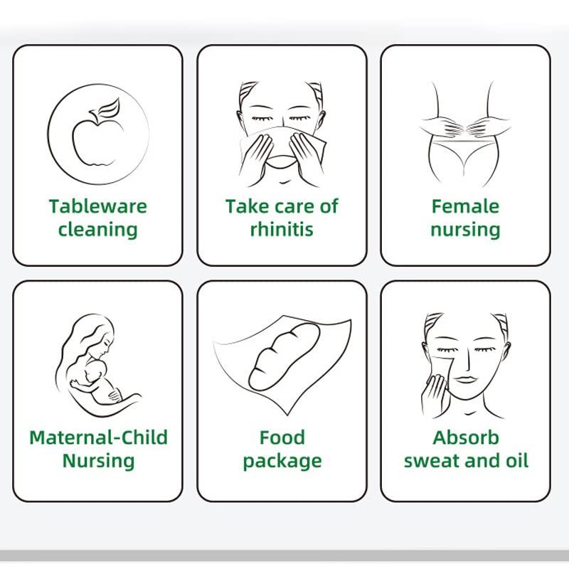 Orange Paper Orange Paper 3 Ply bamboo pulp Facial Tissue Soft Pack, Car Tissue Refill, Disposable Facial Tissues, Face Towel, Tissues Travel Size Pack for Car, 70 Pulls per pack (Pack of 5)