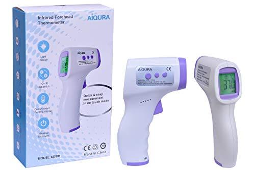 Thermocare Thermocare TP-Infrared Non Contact Thermometer for Fever for Baby Digital Thermometers for Fever Kids (White)