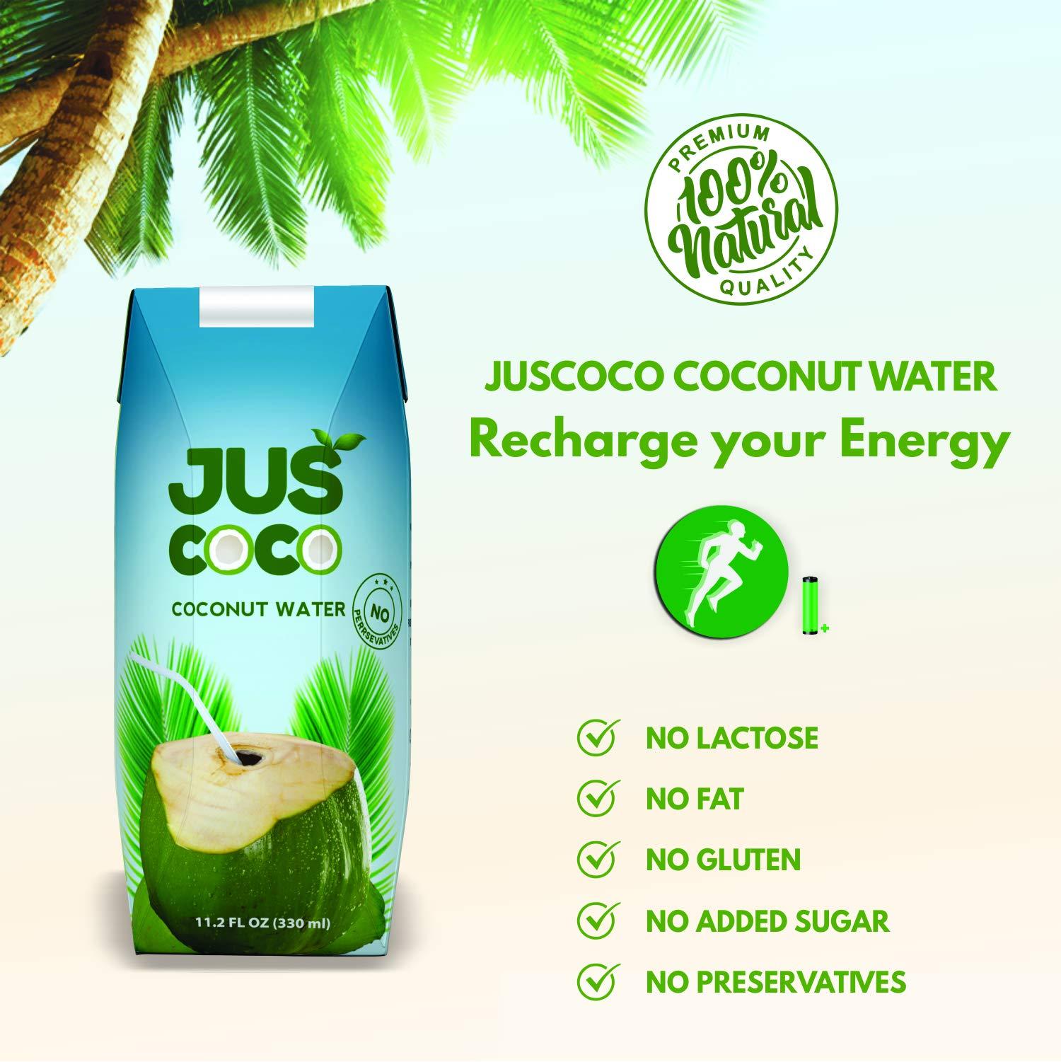 Jus Coco Jus Coco Coconut Water 200ML (Pack of 30)