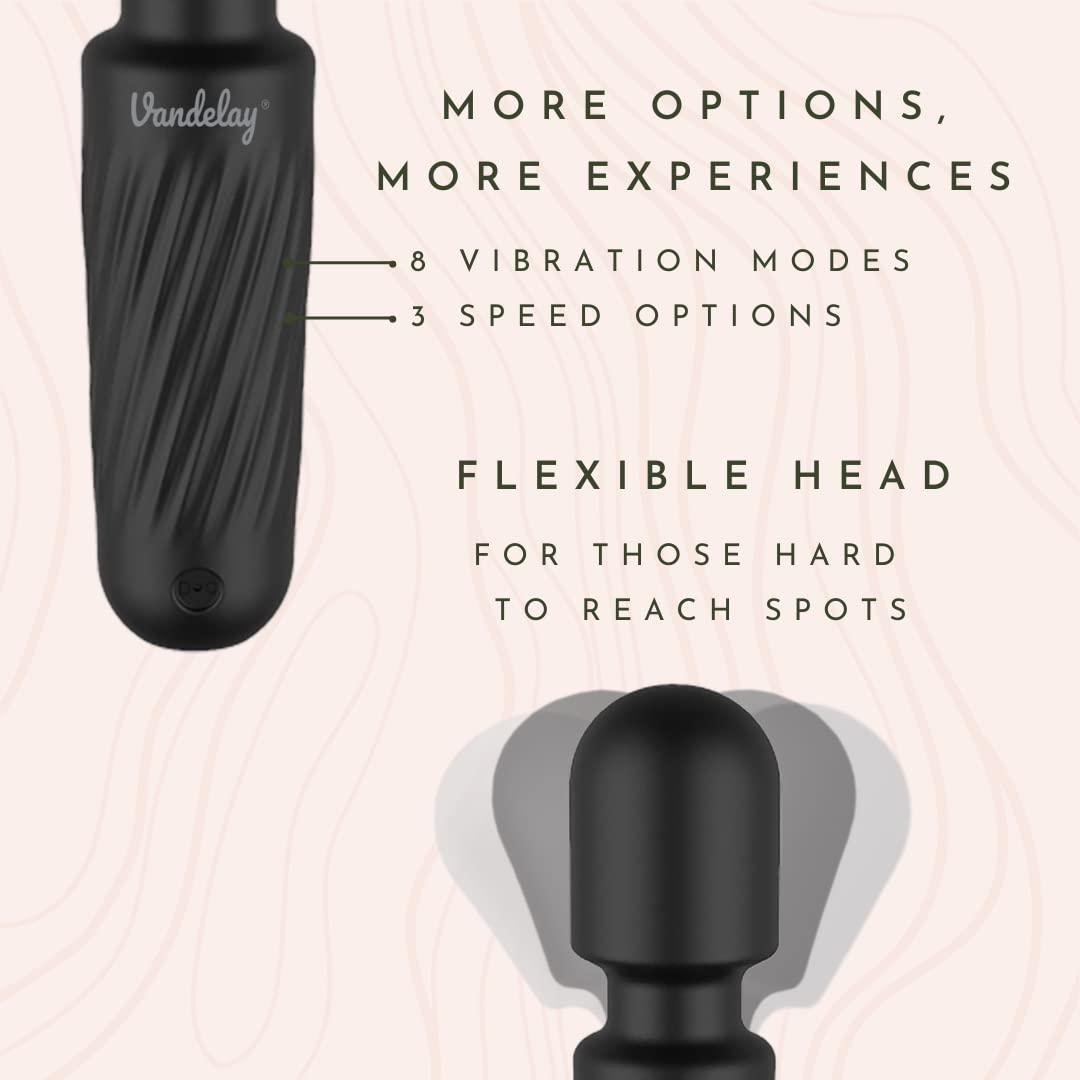 Vandelay Vandelay Mini Mate Body Massager (Dark Black)